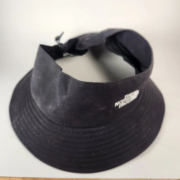 THE NORTH FACE Hat Cap Large Black Nylon Adjustable Unisex Outdoors Hiking - Picture 7 of 8